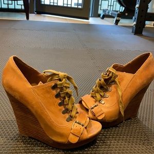 Aldo Leather Heeled Sandal